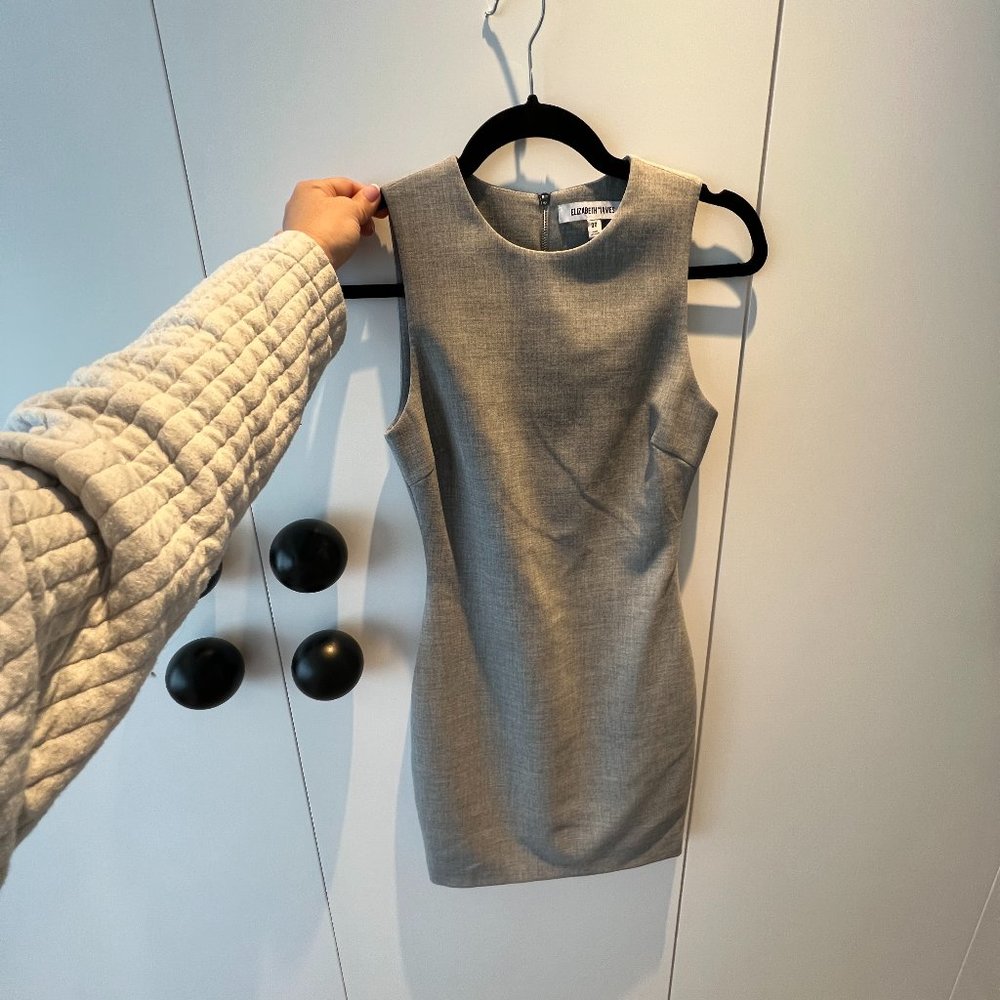 Elizabeth and james grey mini dress size 00